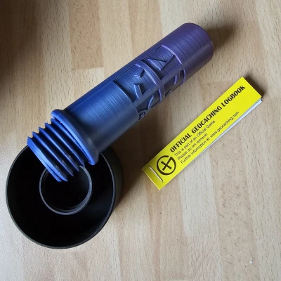 Hộp Geocache cho trụ ống 60 mm