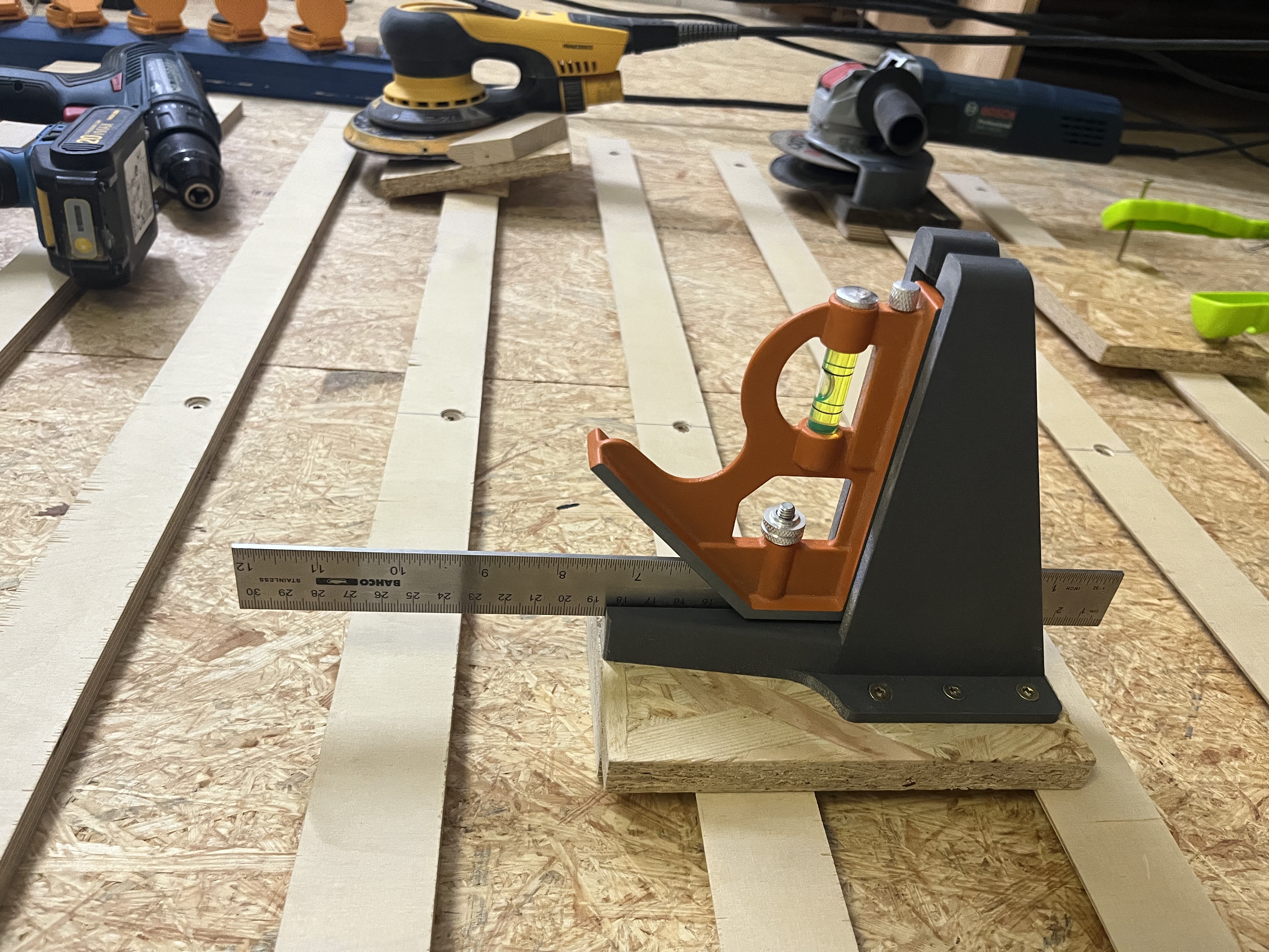 Kệ giữ Thước đo kết hợp BAHCO 300mm