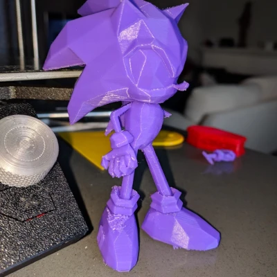 Sonic the Hedgehog - Low Poly
