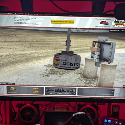 Bezeller - Đế Gắn Màn Hình Không Viền Cho Sim Racers