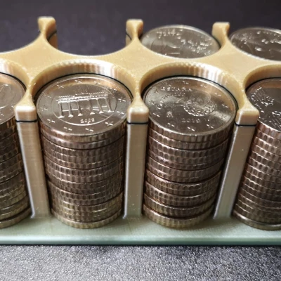 Hộp đựng tiền Euro - Tiền xu 50 cent