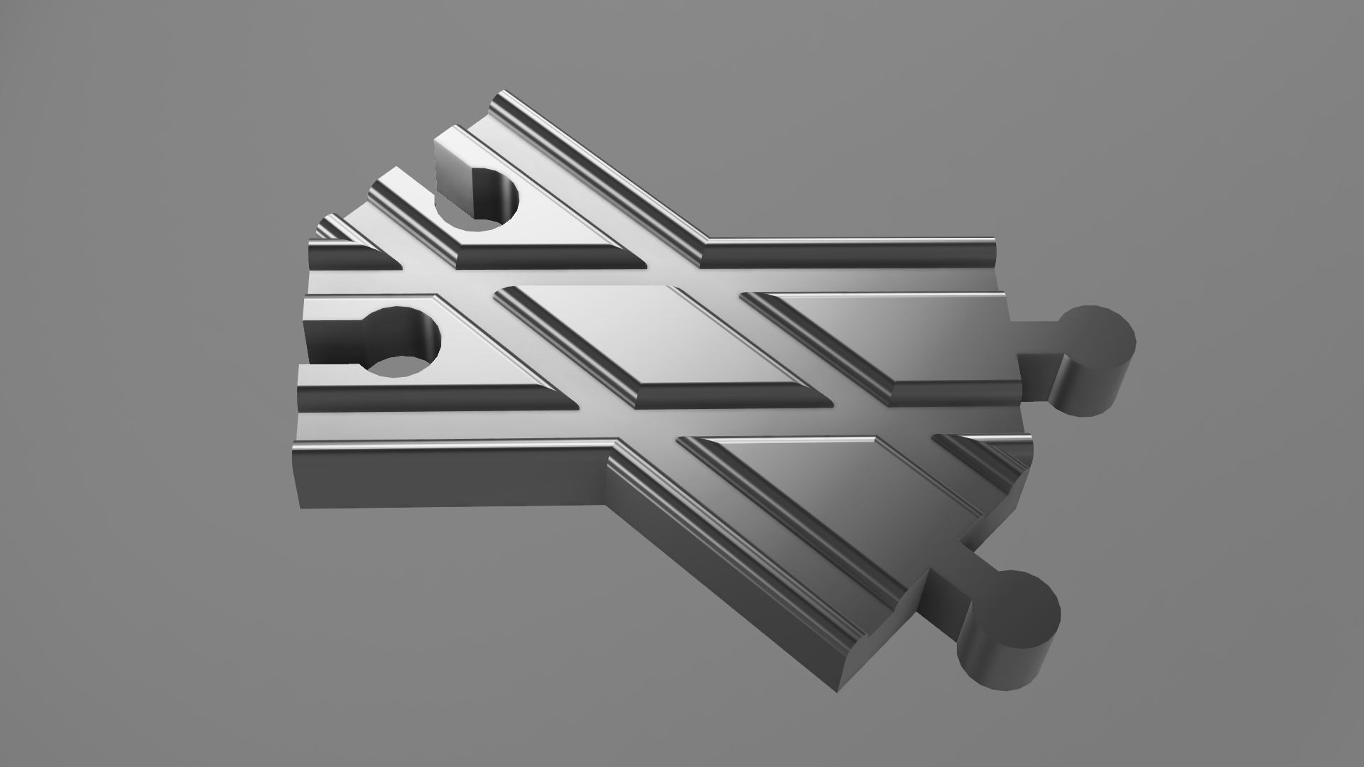 Đường ray tàu hỏa Chữ Thập - Tương thích IKEA Lillabo