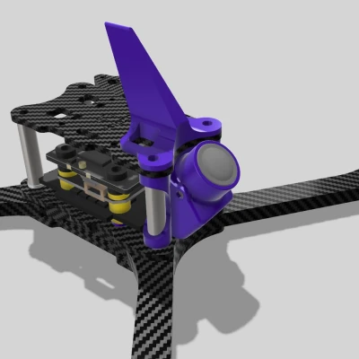 Giá đỡ camera Wizz #8 - HDZero Nano90 / Foxeer Predator Nano5