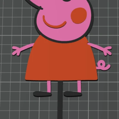 Chốt Bánh Hình Peppa Pig