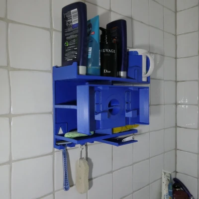 Giá Đỡ Đồ Dùng Phòng Tắm "Trải Nghiệm Tắm Vòi Sen Tuyệt Vời Hơn"