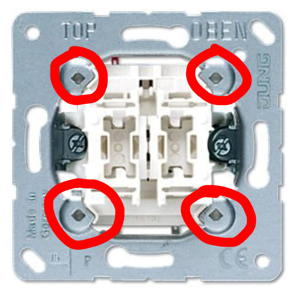 Ốp Công Tắc IKEA STYRBAR + Ổ Cắm Điện - JUNG