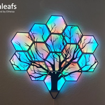 Hexagonal Nanoleaf - Hexaleaf phiên bản tự làm