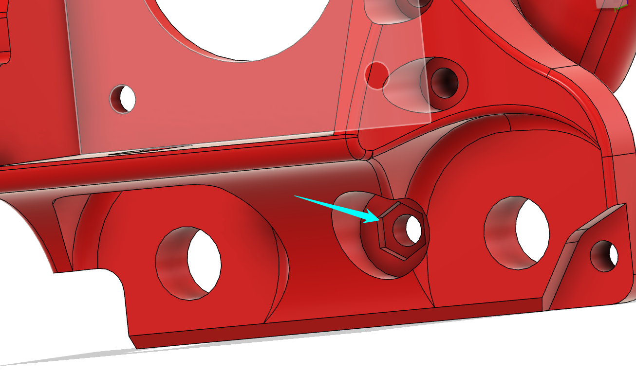 Adapter Truy Động Trực Tiếp Cho Ender 3 V2 (Motor Pancake)