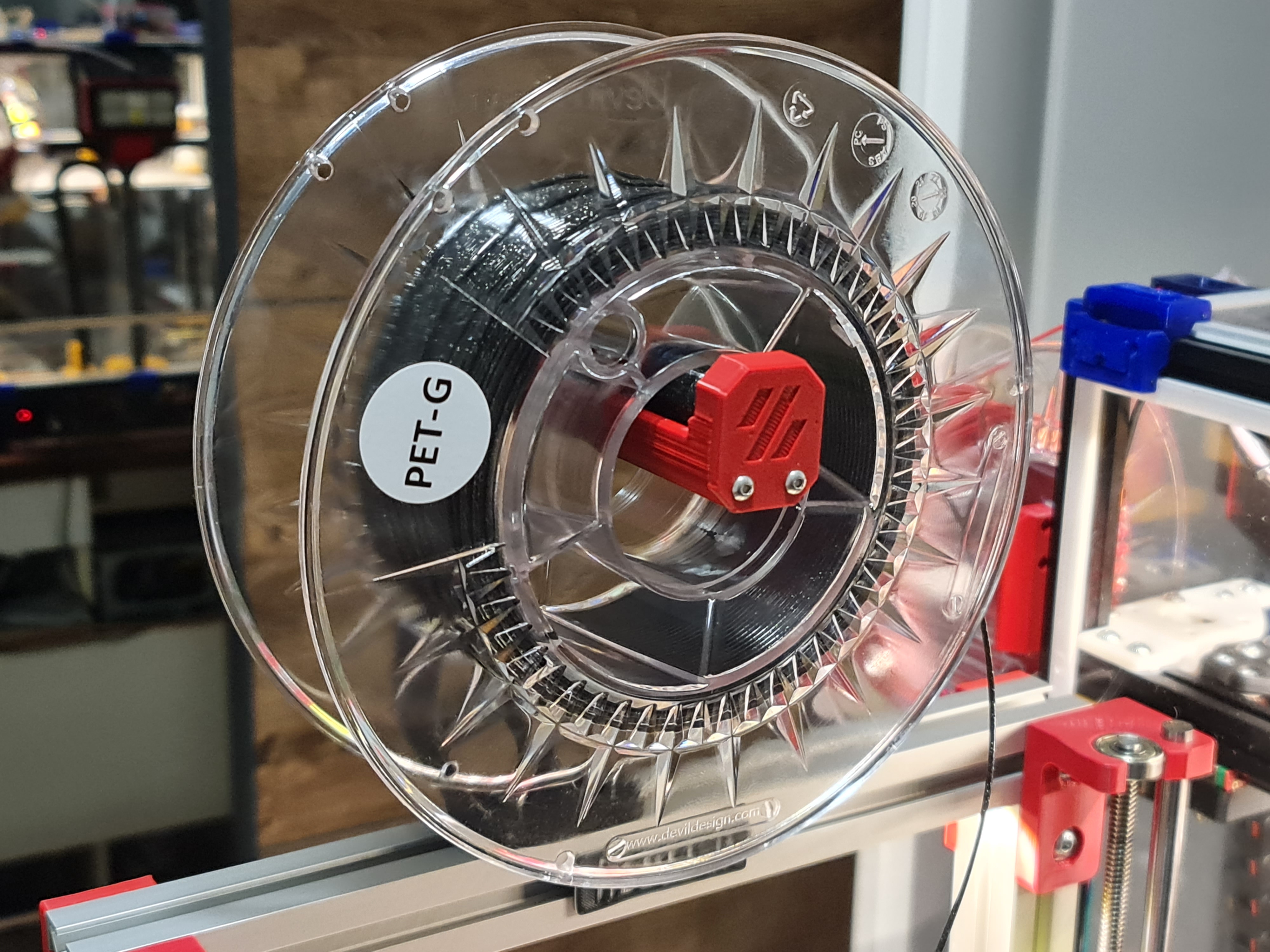 Giá đỡ cuộn dây cho thanh nhôm 3030 (chỉnh sửa từ giá đỡ cuộn dây Voron/Switchwire dùng vòng bi)