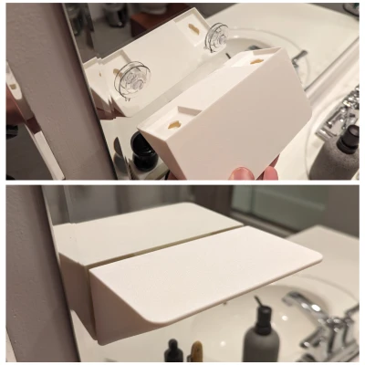 Kệ "nổi" bằng giác hút cho Phòng tắm, Nhà bếp và hơn thế nữa