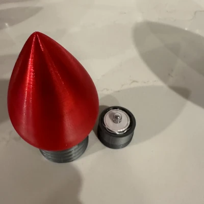 Đèn LED Siêu Sáng Giáng Sinh - Xoay để bật, không cần chế độ lọ