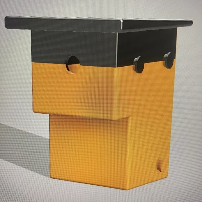 Chuồng làm tổ cho chim sẻ, lỗ vào 28mm