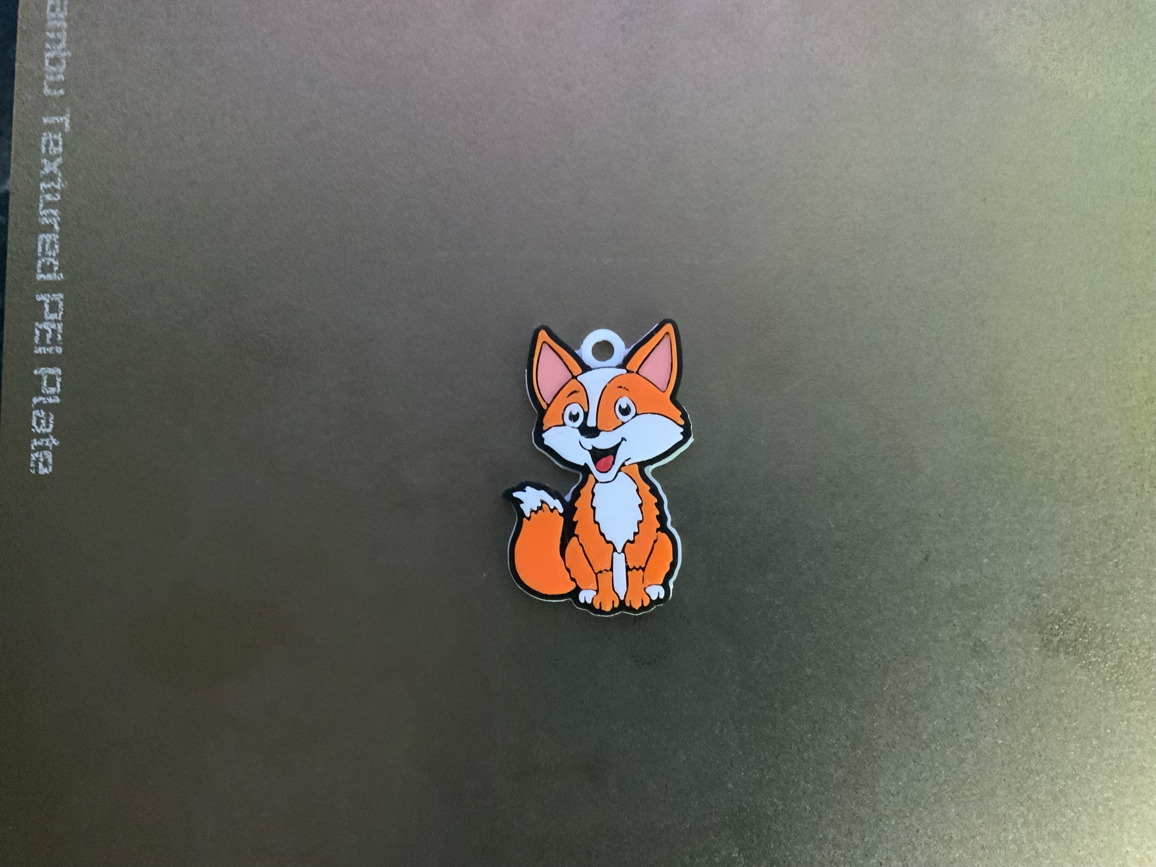 móc khóa/dây chuyền hồ ly felix dễ thương đa sắc màu