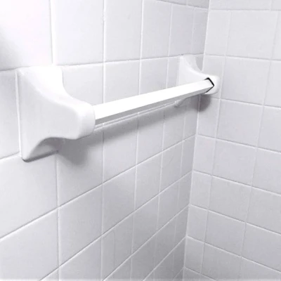 Kệ Đựng Dầu Gội, Dầu Xả Treo Thanh Vắt Khăn