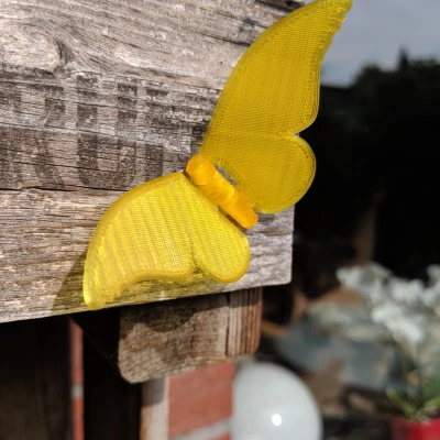 Bướm có bản lề sống - (Dán lên tường/vật thể)