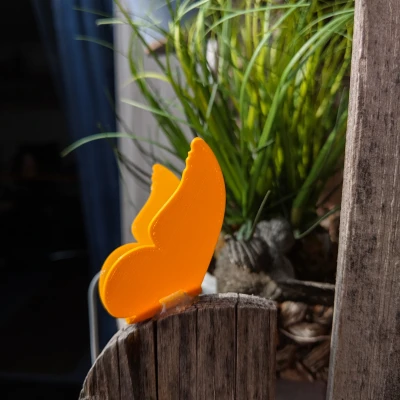 Bướm có bản lề sống - (Dán lên tường/vật thể)