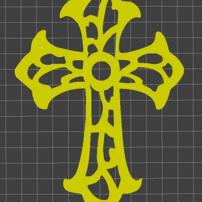 Chữ Thập "Fancy Cross" Treo Tường Nghệ Thuật