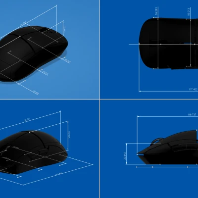 KHUÔN THỬ NGHIỆM Razer Viper Mini ZS-VM Độ Dáng Chuột