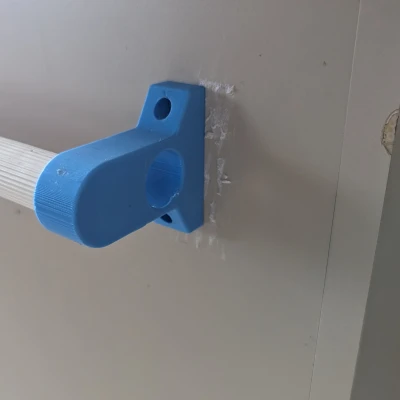 Phần đầu nối thanh treo khăn