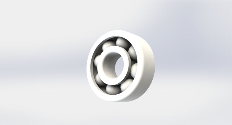 Bạc đạn 608 in liền khối