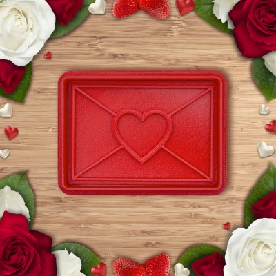 Khuôn Cắt Bánh Quy "Valentine - Thư Tình"