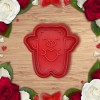 Khuôn/Dập Bánh Quy Gấu Tình Nhân Valentine - Thumbnail 1