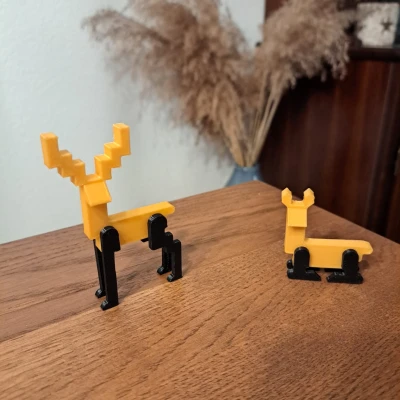 Gia Đình Nai Nhỏ Xinh Xinh