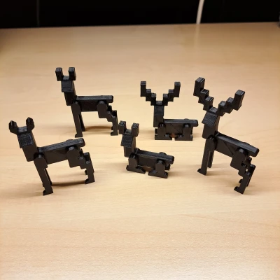 Gia Đình Nai Nhỏ Xinh Xinh