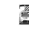 Tranh Trang Trí Tường Mazda RX-7 Silhouette, 2D - Thumbnail 2