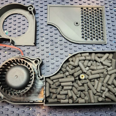 Hộp Viên Carbon và Quạt 6028