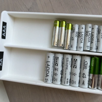 Đế Giữ Pin Trượt Đôi - Battery Holder Slider Dual