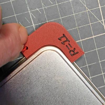 Khuôn đo bán kính bằng Inch - Bộ đầy đủ sẵn sàng in hoặc tùy chỉnh