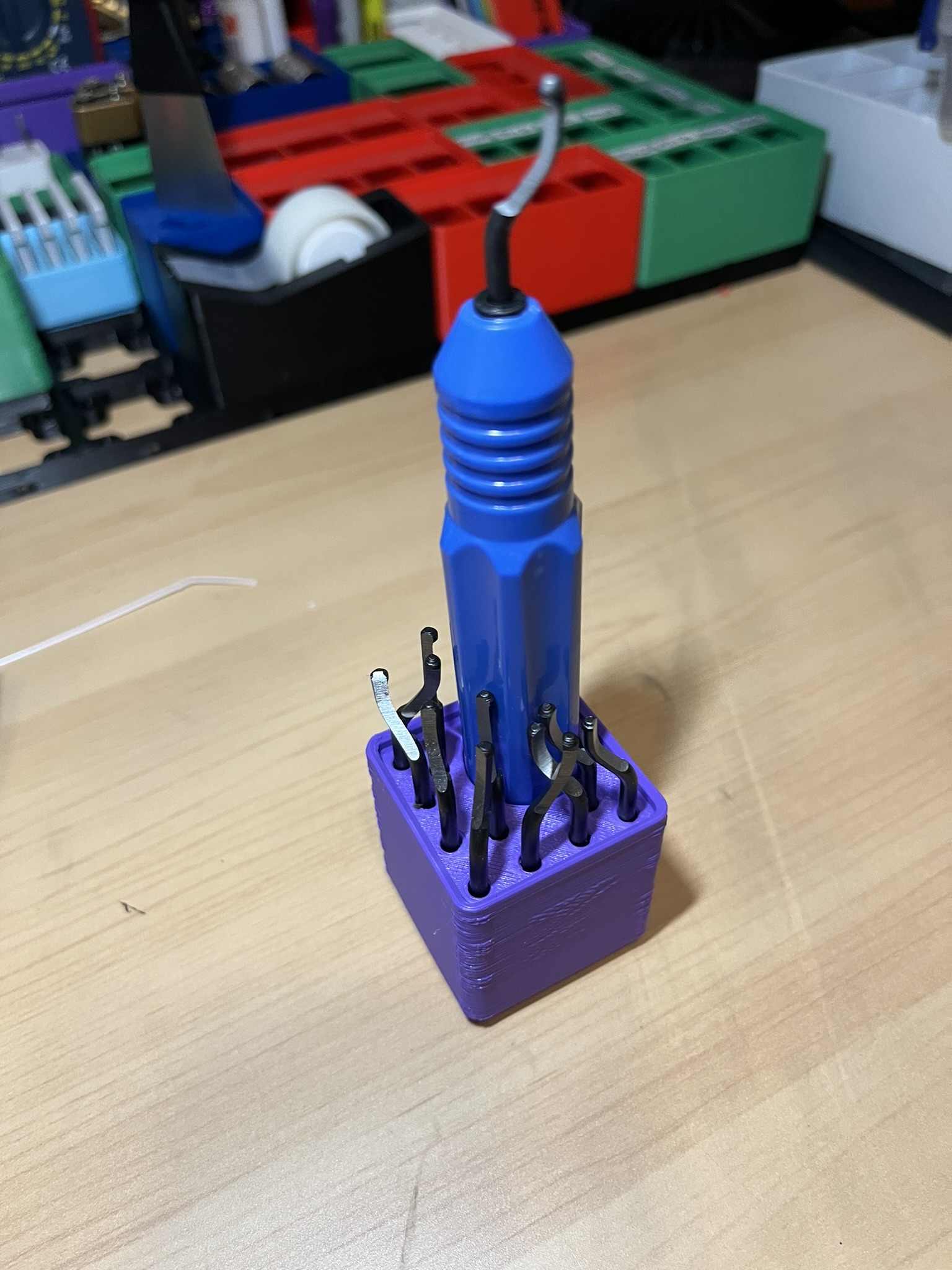 Hộp Đựng Dao Rọc Giấy Lớn Hơn Cho Gridfinity (1x1x6)