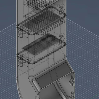 Bộ lọc khí thải khoang máy Bambu Lab P1S "Ống thông"