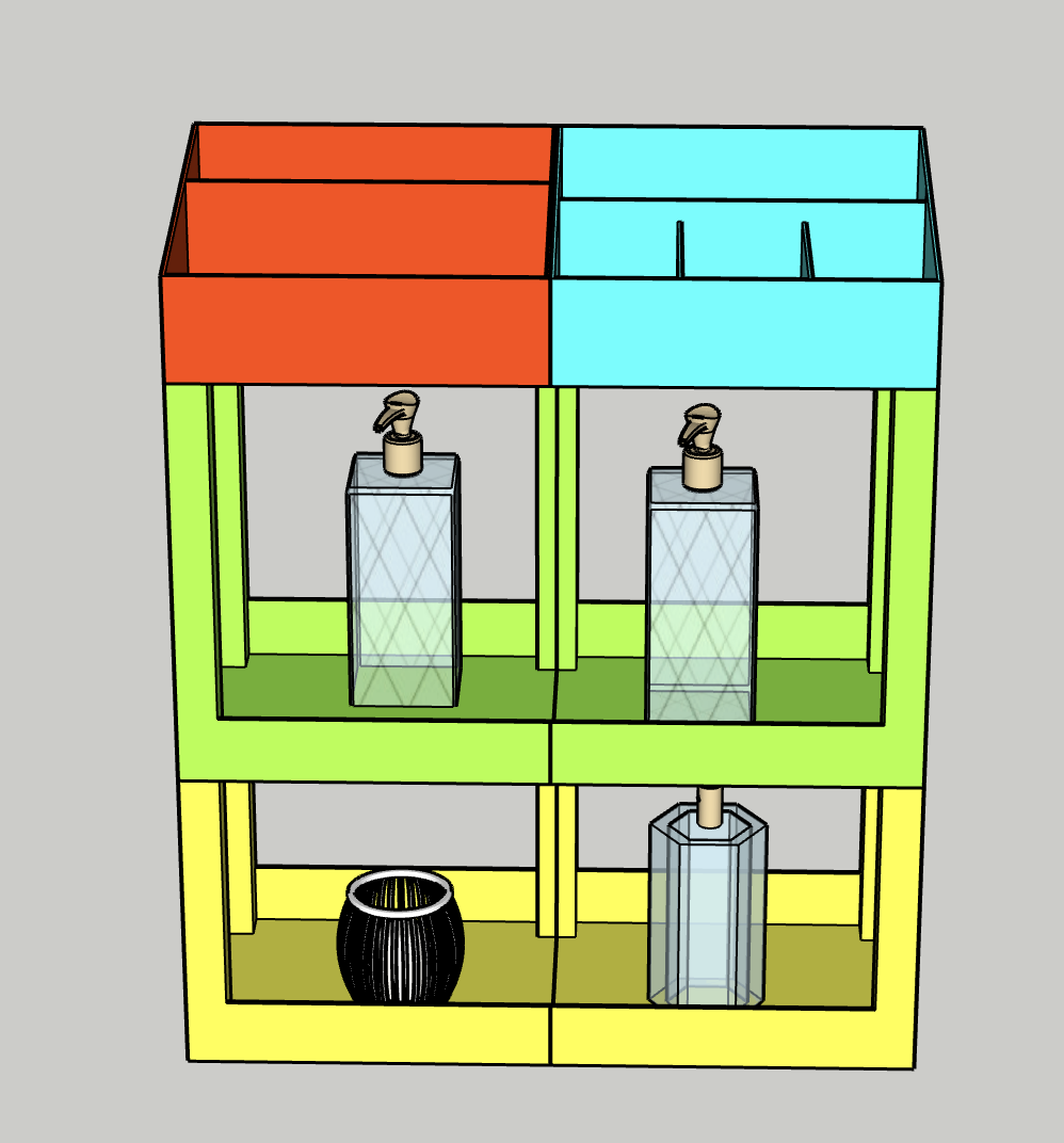 ORGANIZZATORE GT159 - Khay đựng mỹ phẩm