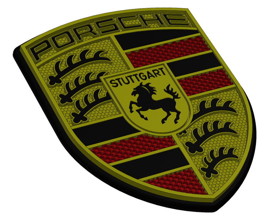 Biểu Tượng Porsche "Ultimate" - Mẫu In 3D