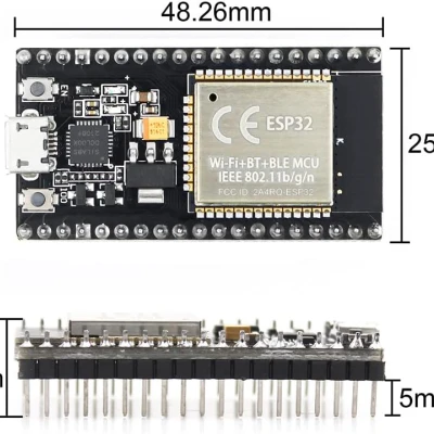 Đế Gridfinity Cho ESP32 (Chip ESP-WROOM-32 CP2102)