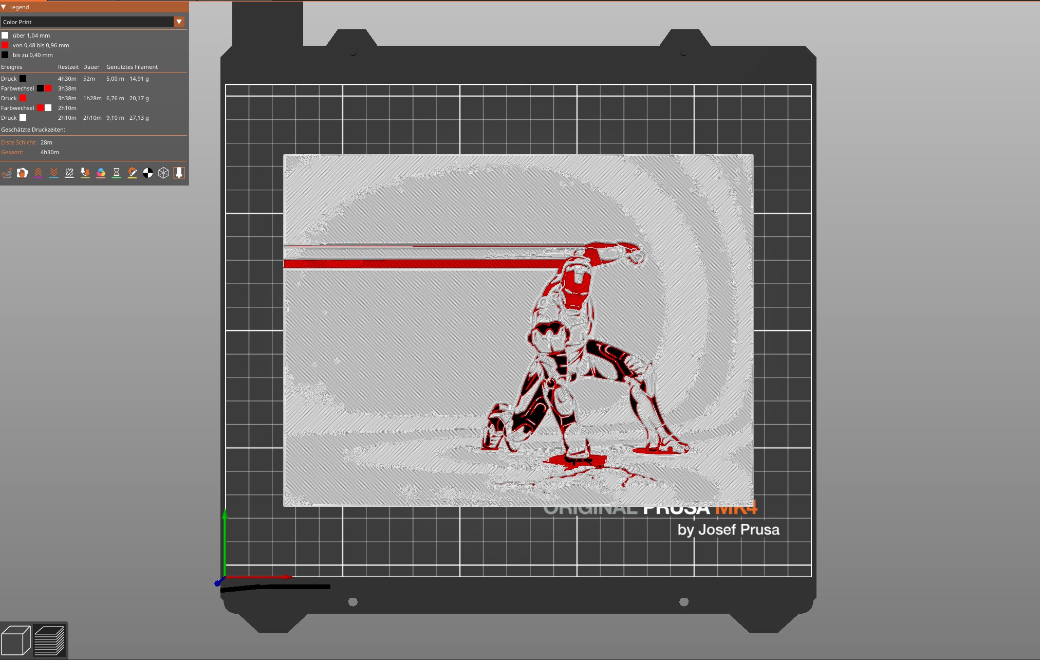 Mô Hình Iron Man Hạ Cánh HueForge