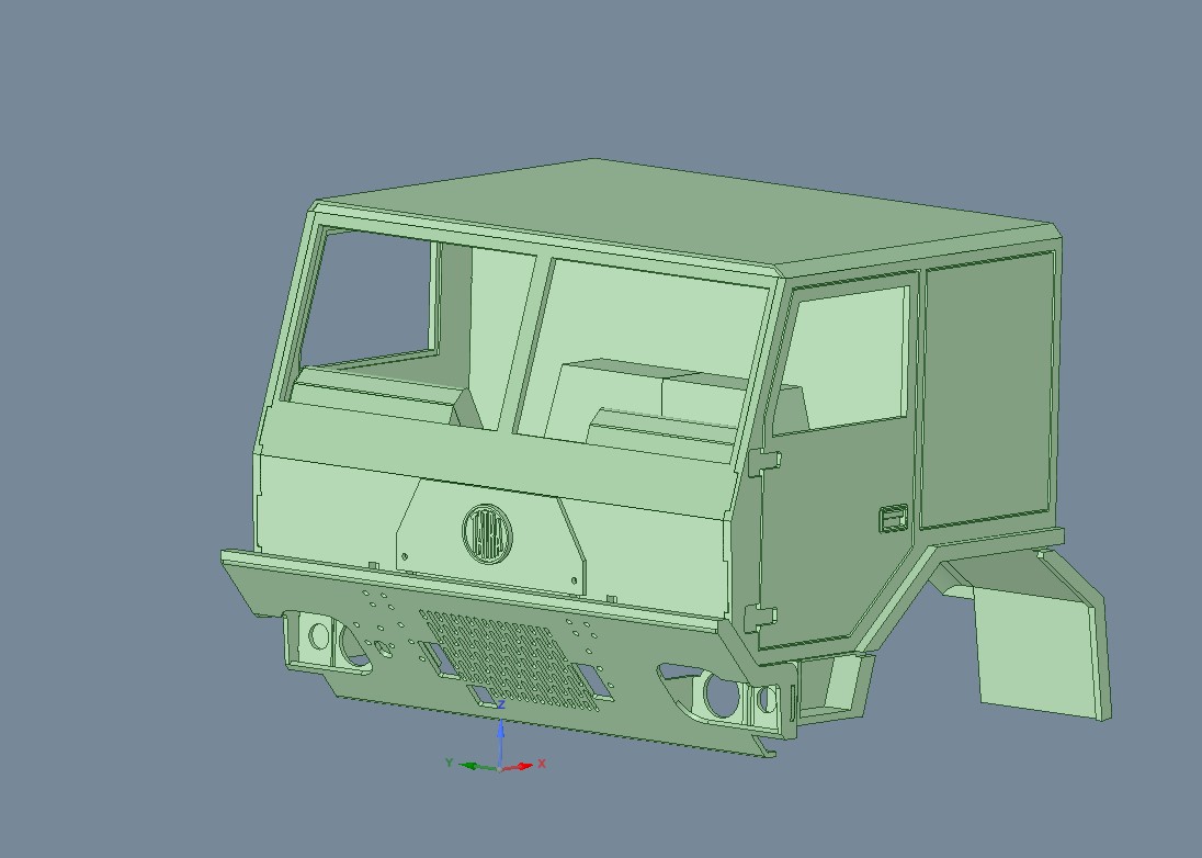 Mô Hình Tatra 815-7 Tỉ Lệ 1/10