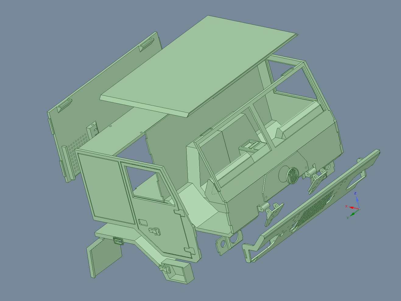 Mô Hình Tatra 815-7 Tỉ Lệ 1/10