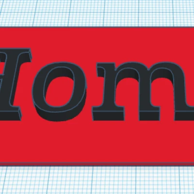 Chữ Trang Trí Nhà Cửa "Home"