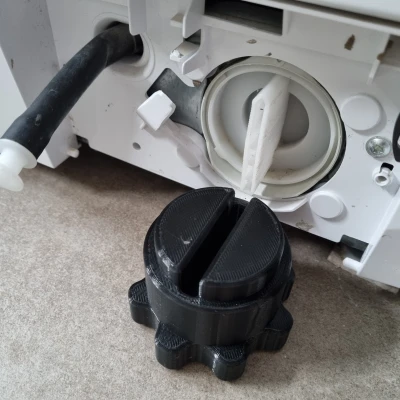 Tay nắm cho bộ lọc xả máy giặt Bosch