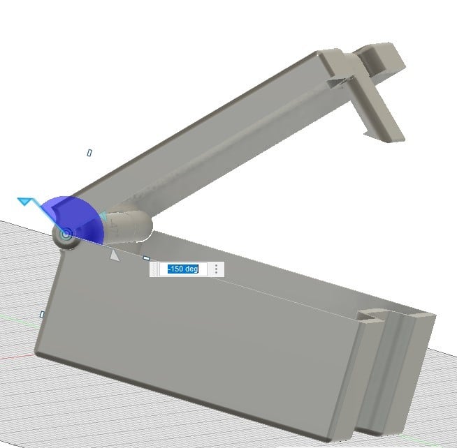 Hộp nhỏ có trục làm từ PLA 1.75