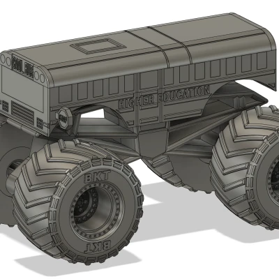 Xe Tải Quái Vật Giáo Dục Cao Cấp