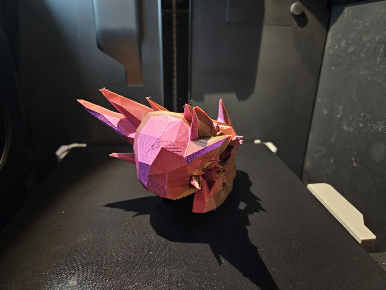 Đầu Rồng Phong Cách Low Poly