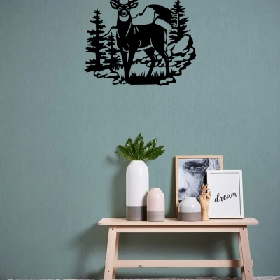 Tranh Tường Con Nai