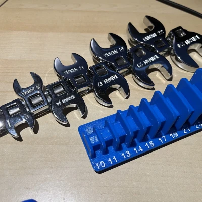 Khay Đựng Cờ Lê Mỏ Quạ Metric Cho Gridfinity