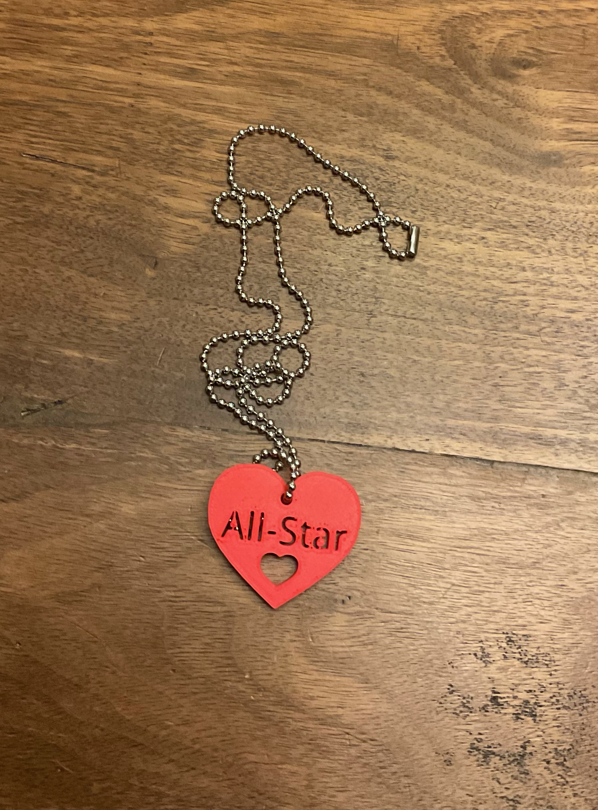 Trái tim All-Star cho Balo/Dây chuyền/Móc khóa