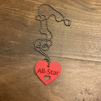Trái tim All-Star cho Balo/Dây chuyền/Móc khóa