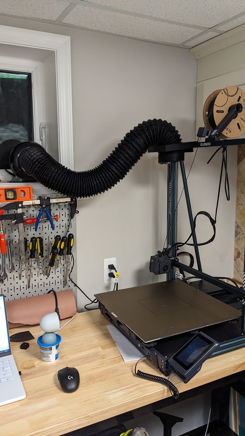 Adapter Nối Ống 4 Inch Cho Máy In Elegoo Neptune 3 Max